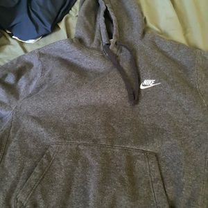 Nike dark grey hoodie size medium